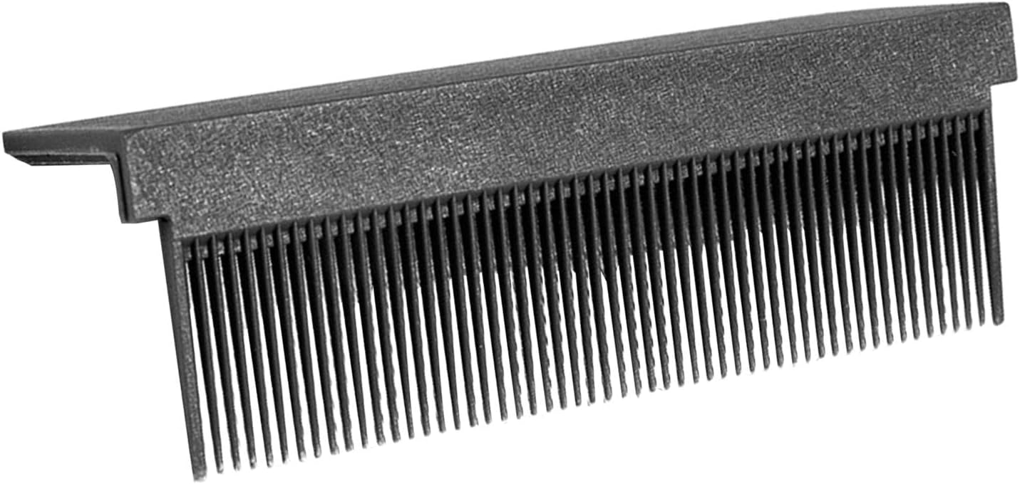 TOOYFUL Barber Straightening Comb Attachment Fit Hair Straightening Flat Iron V Type, Black, 9.3cmx3.2cmx3.4cm