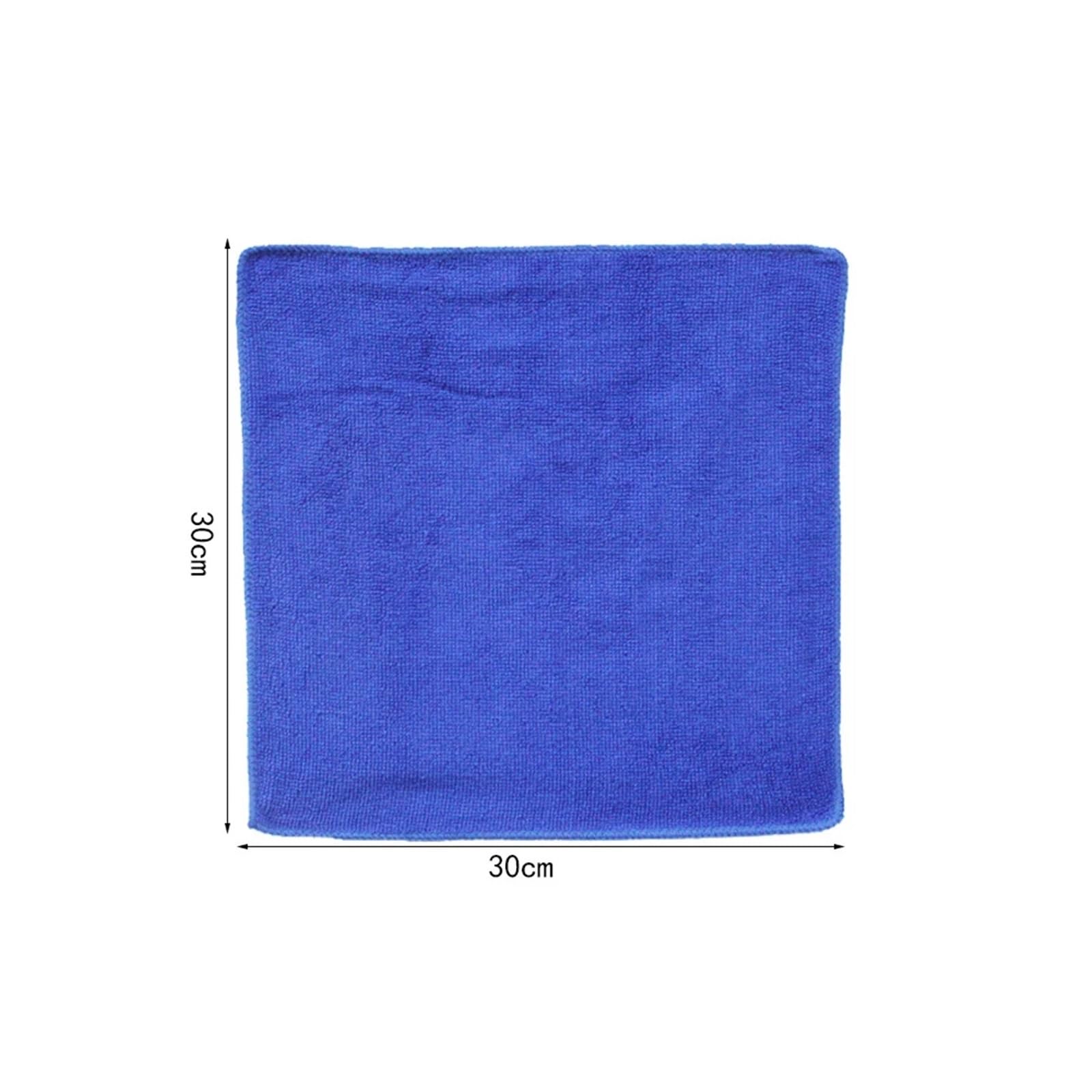 Paño de Limpieza Toalla de Mano/Cara de Microfibra Suave y Colorida, 12 Uds., 30x30cm, Toalla Cuadrada Colgante Suave y Gruesa, paño de Limpieza de Cocina de Fibra