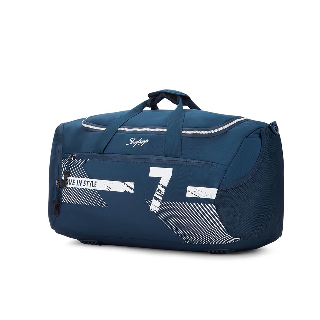 Skybags Polyester Stride 52Cm Gym Duffle Bag for Men and Women with Multiple Pockets and Separate Shoe Compartment for Tra... - Review, Price and Buying Guide