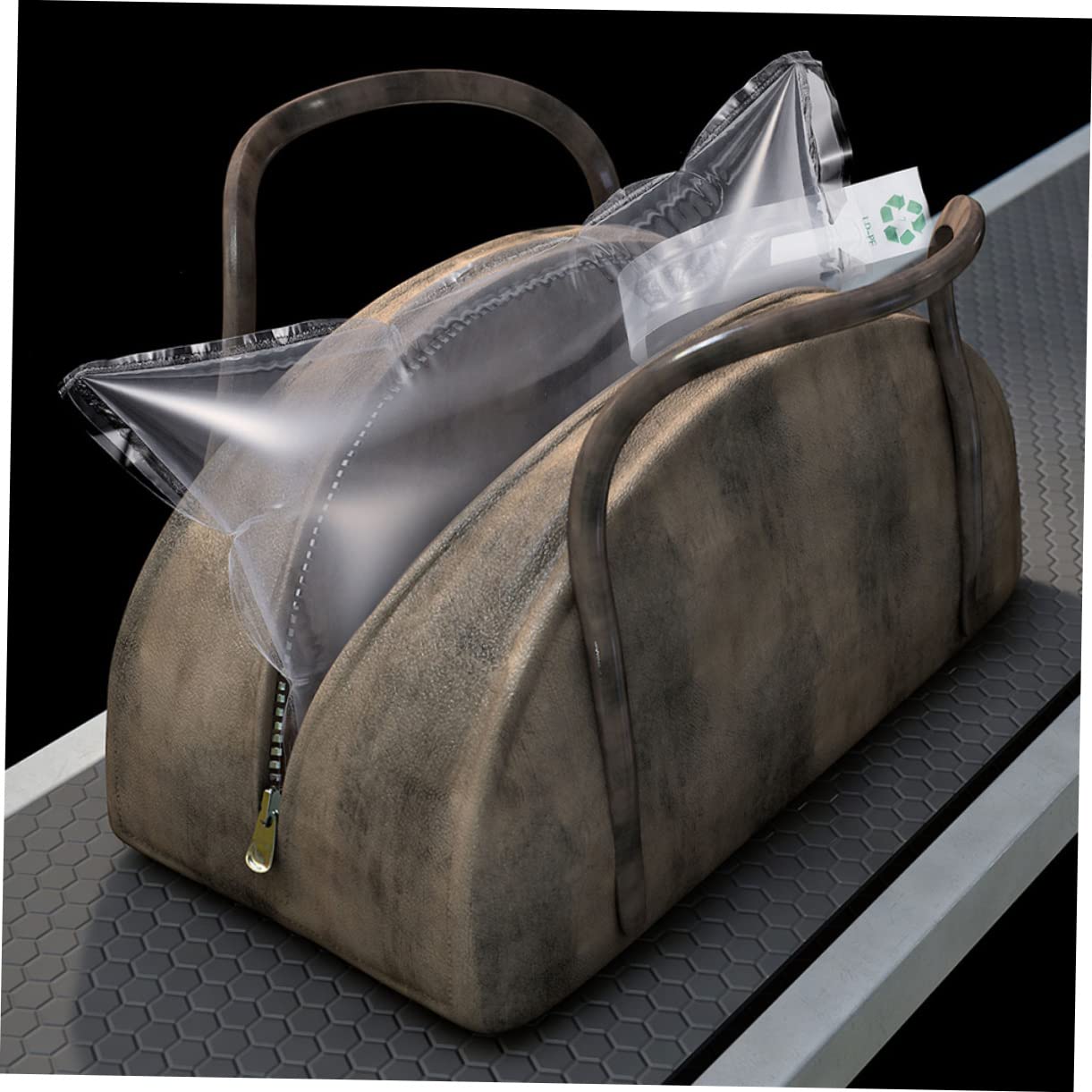 Housoutil Lot de 50 Coussins Gonflables en Pa et Pe, Pratiques Transport Voyage, Protection pour Emballage et Expédition