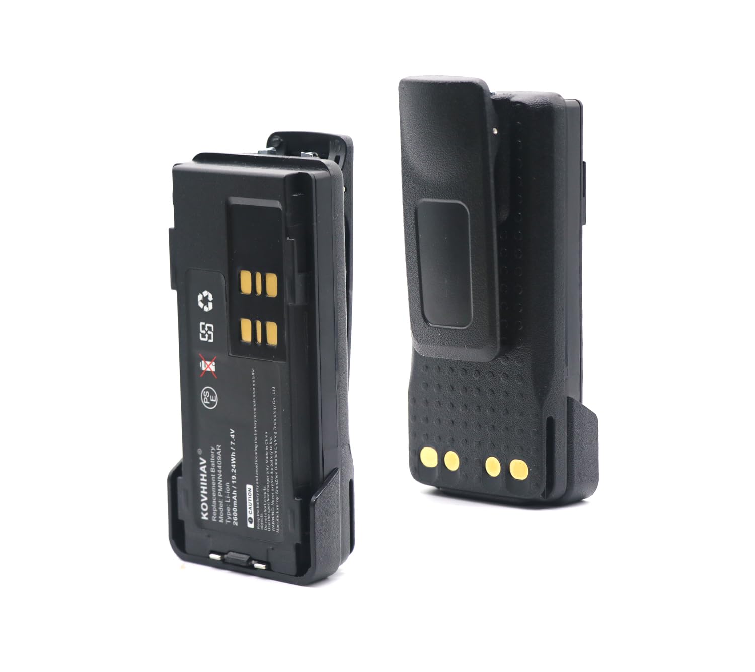 SCESMIA 2-Pack 7.4V PMNN4409AR Two-Way Radio Battery Replacement for Motorola XPR7350 XPR7580 XPR7550 XPR3300 APX4000 APX1000 XPR3300 XPR3500 XPR7550