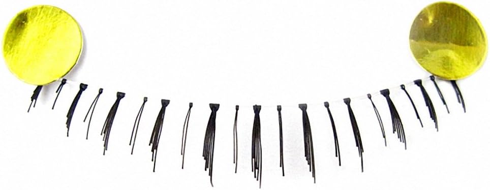 MapofBeauty 5 Pack 50 Pair Makeup Natural Lower Bottom False Eyelashes Under EyeLashes (Black-#3)