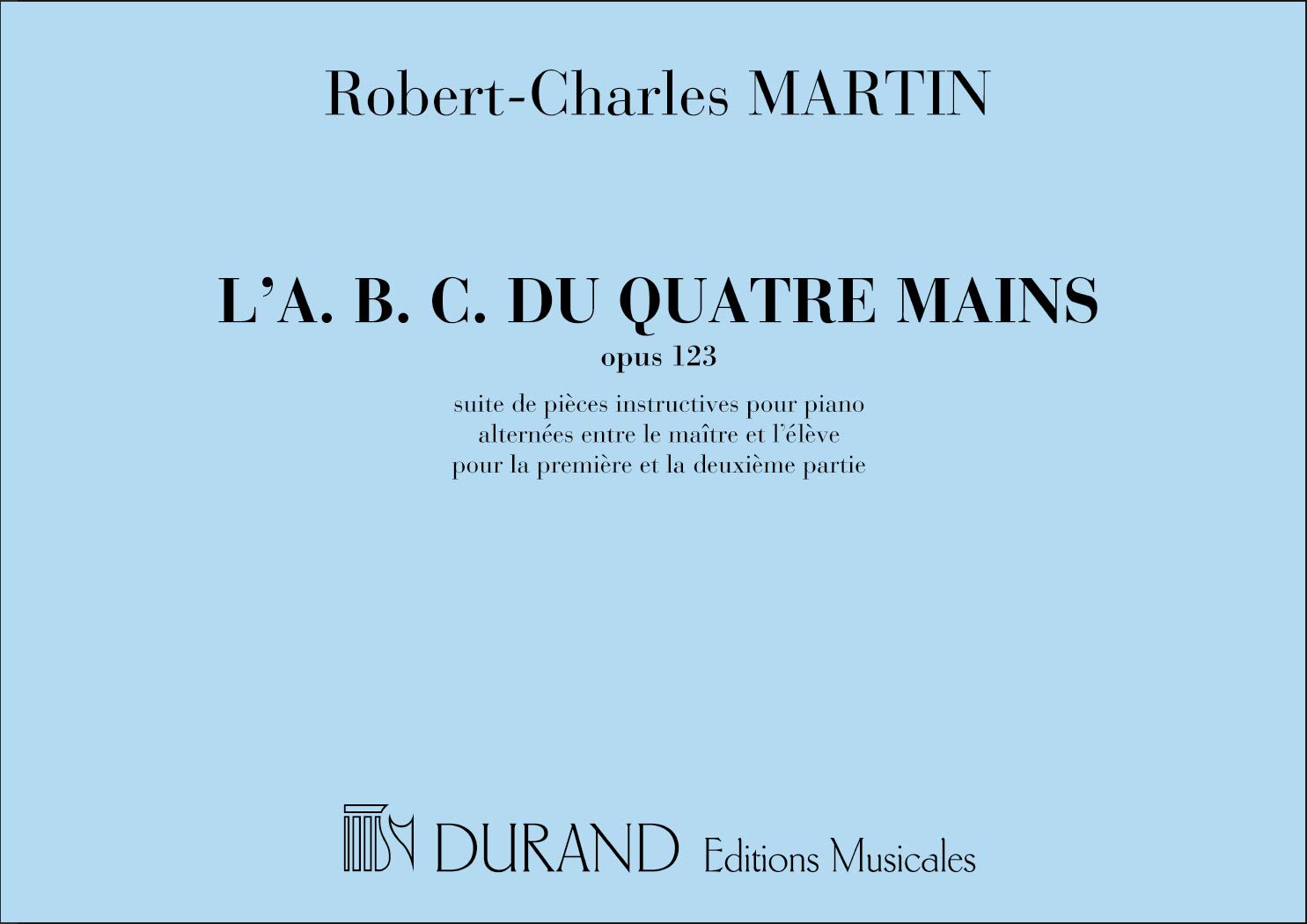 L'ABC du 4 mains Op.123