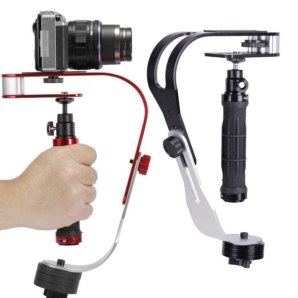 Stabilizzatore per Fotocamera Digitale palmare in Alluminio per Smartphone con Gimbal DSLR 5DII Motion Camera Steadycam per Telefono con Fotocamera