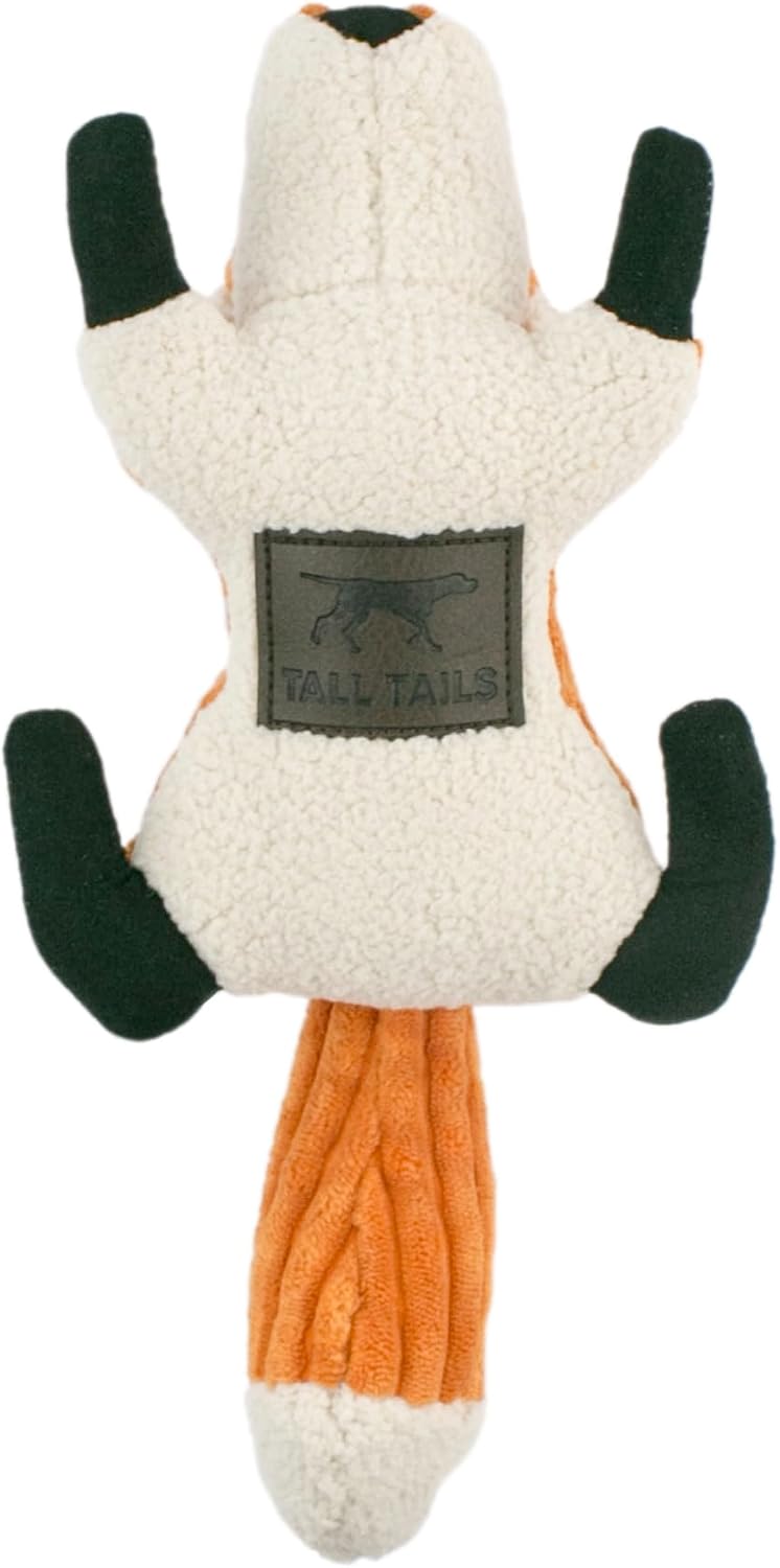 Tall Tails Fox with Squeaker Toy for Dogs