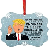 Vista 50 de Andaz Press Presidente Donald Trump Fancy Frame Recuerdo Adorno de Navidad, Regalo de broma de Técnico de Farmacia, 1 paquete, divertidas ideas