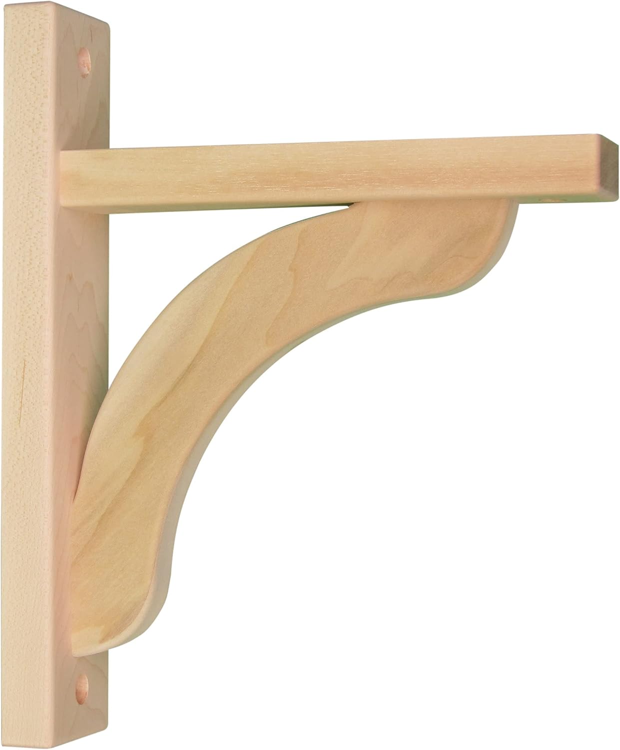 Wood Shelf Bracket Paint Grade Concave 8 Tools & Home