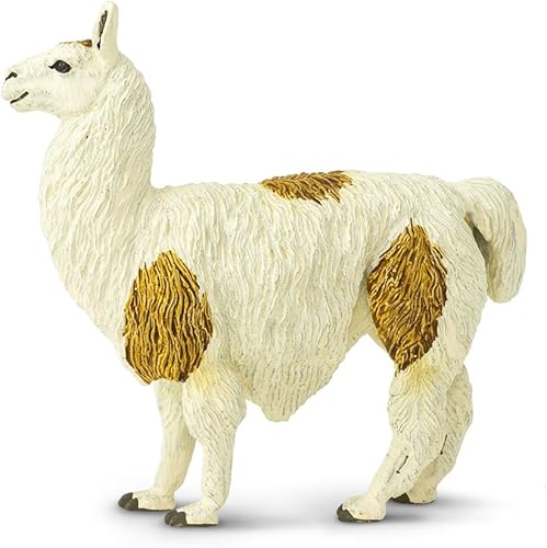 Miniatura 3 de Safari Ltd. Figura de llama  Figura realista pintada a mano de 4 pulgadas modelo  Juguete educativo y divertido para niños, niñas y niños a partir