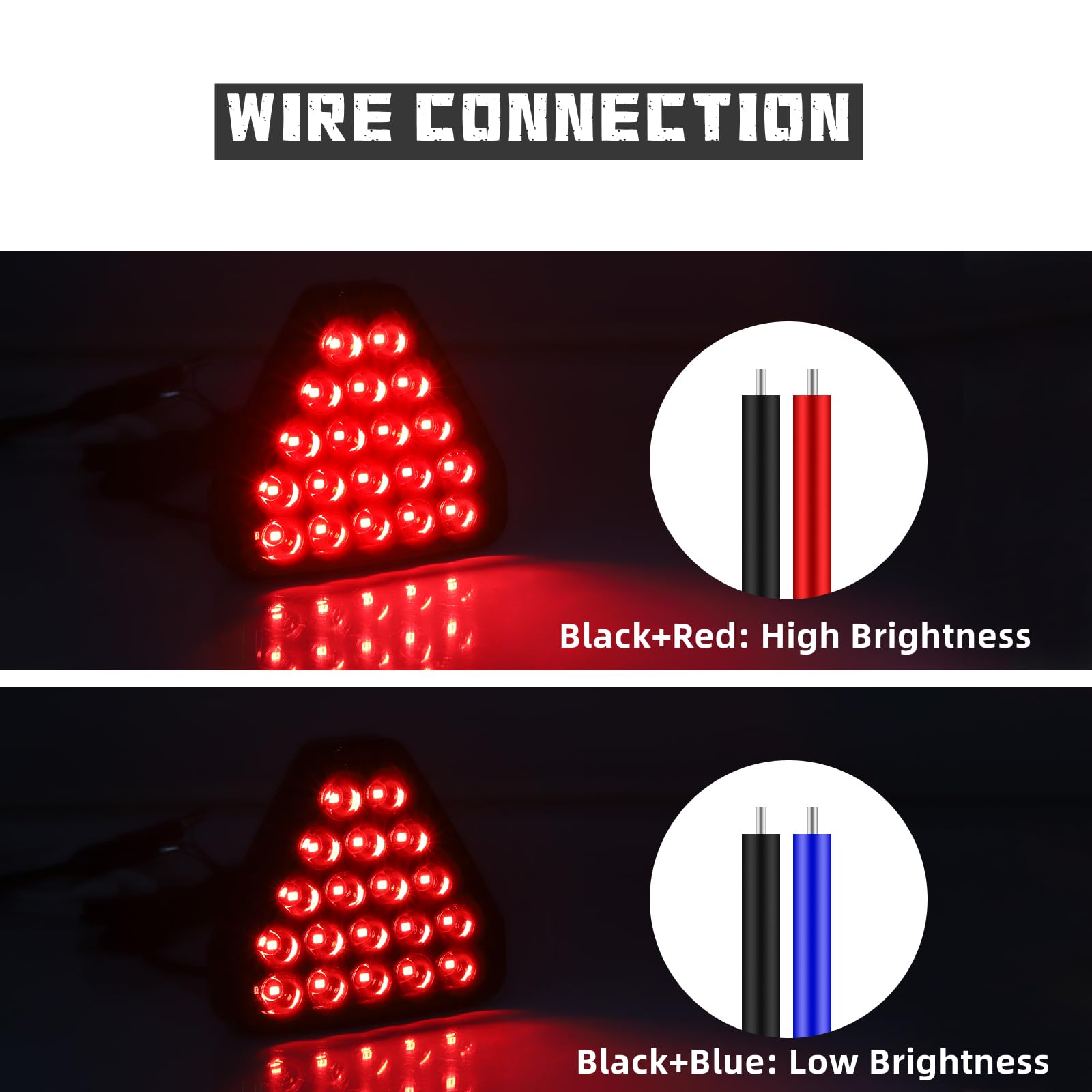 Snapklik.com : LED Car Rear Brake Light, 12V Universal Rear Tail Light ...