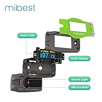 Vista 5 de CHOICEMMED OLED Frog - Oxímetro de pulso pediátrico para niños, oxímetro de pulso SP02 para niños, monitor de saturación de oxígeno en sangre