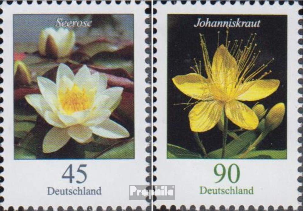 Prophila Briefmarken BRD 2017 Blumen | 3296,3314-3315 Komplett Postfrisch MNH Für Sammler