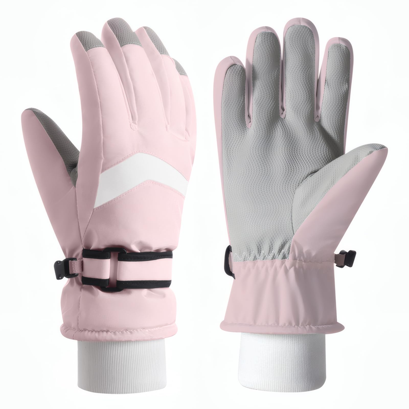 DARCHEN 3-12 Kids Snow Gloves Boys Winter Waterproof Ski Snowboarding Insulated Warm Windproof Cold Weather Sports Age Girls Years Olds