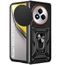 TheGiftKart Tough Armor Bumper Back Cover Case for Realme Narzo 80 Pro 5G | Kickstand & Ring Holder | 360 Degree Protection Back Case for Realme Narzo 80 Pro (PC & TPU, Rotating Camera Cover, Black) gallery image