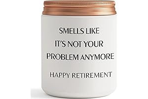 Charming Retirement Gift Candles: Celebrating New Chapters with Laughter and Serenity