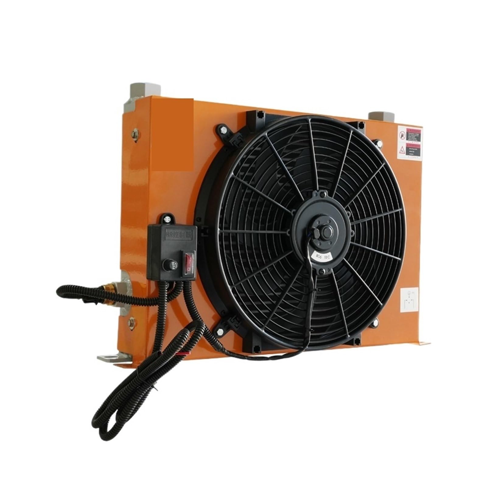 Radiatore aria-olio idraulico, Radiatore 'olio idraulico, di controllo a temperatura industriale AH1012T-CA per sistema idraulico CNC(AH0607T-12V/24V)