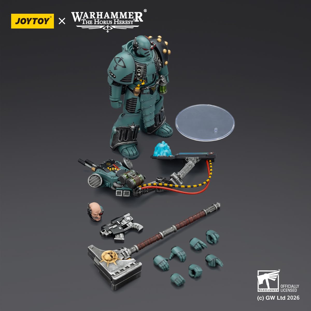TOYVERSE JOYTOY Warhammer The Horus Heresy 1/18 Sons of Horus Siege Breaker Action Figure 12,3 cm 26 punti di articolazione estremamente mobile con parti intercambiabili, modello da collezione per