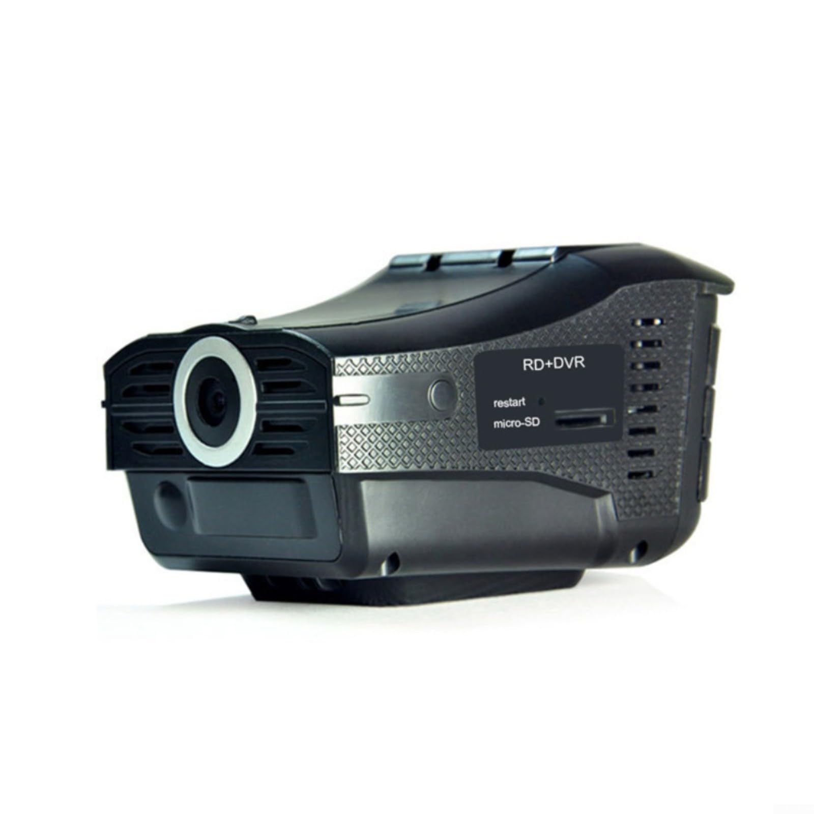 Dashcam 2 in 1 e rilevatore di velocità, telecamera compatta per auto in ABS con rilevamento della velocità, colore nero, per pendolari quotidiani