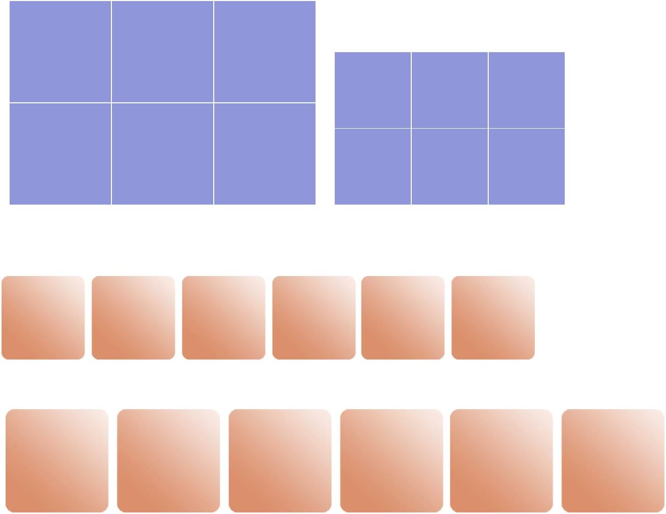 Dual Size Heatsink Copper Pad Shims+Thermal pad Kit, for