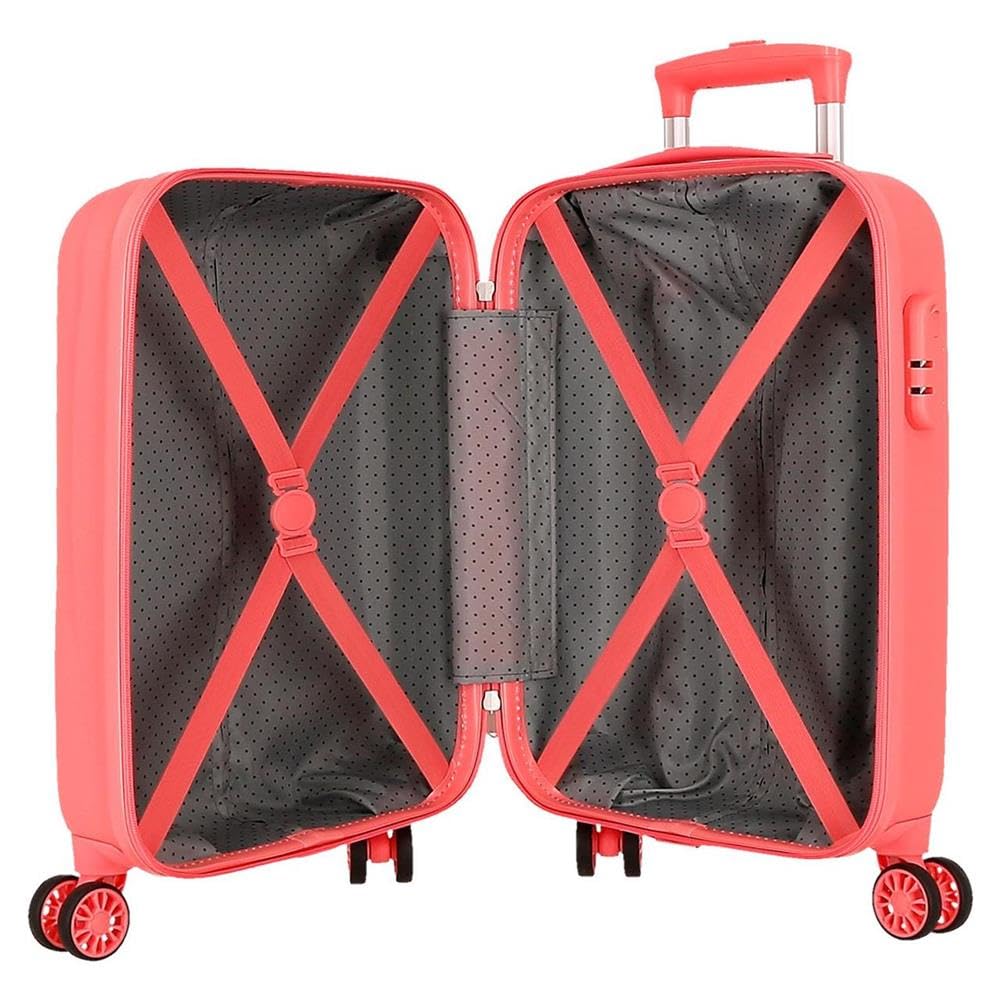 Disney Joumma Stitch Cuddle Me Valigia da Cabina Rosa 38 x 55 x 20 cm Rigido 2 kg Chiusura a combinazione Laterale ABS 2 kg 34 L Bagagli a Mano, Rosa, Taglia unica, Valigia cabina