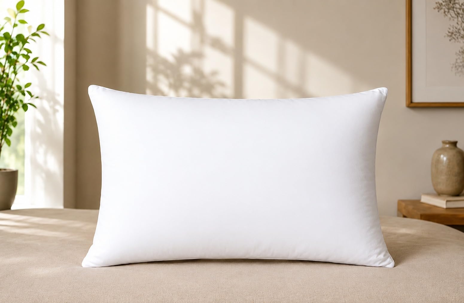 Sowano Hollow Silicon Fiber Pillow, 41x61 CM, Lightweight, Breathable, Easy to Clean, Hygienic, Durable, Ideal for All Sleeping Positions, White, Pack of 1-picture-17