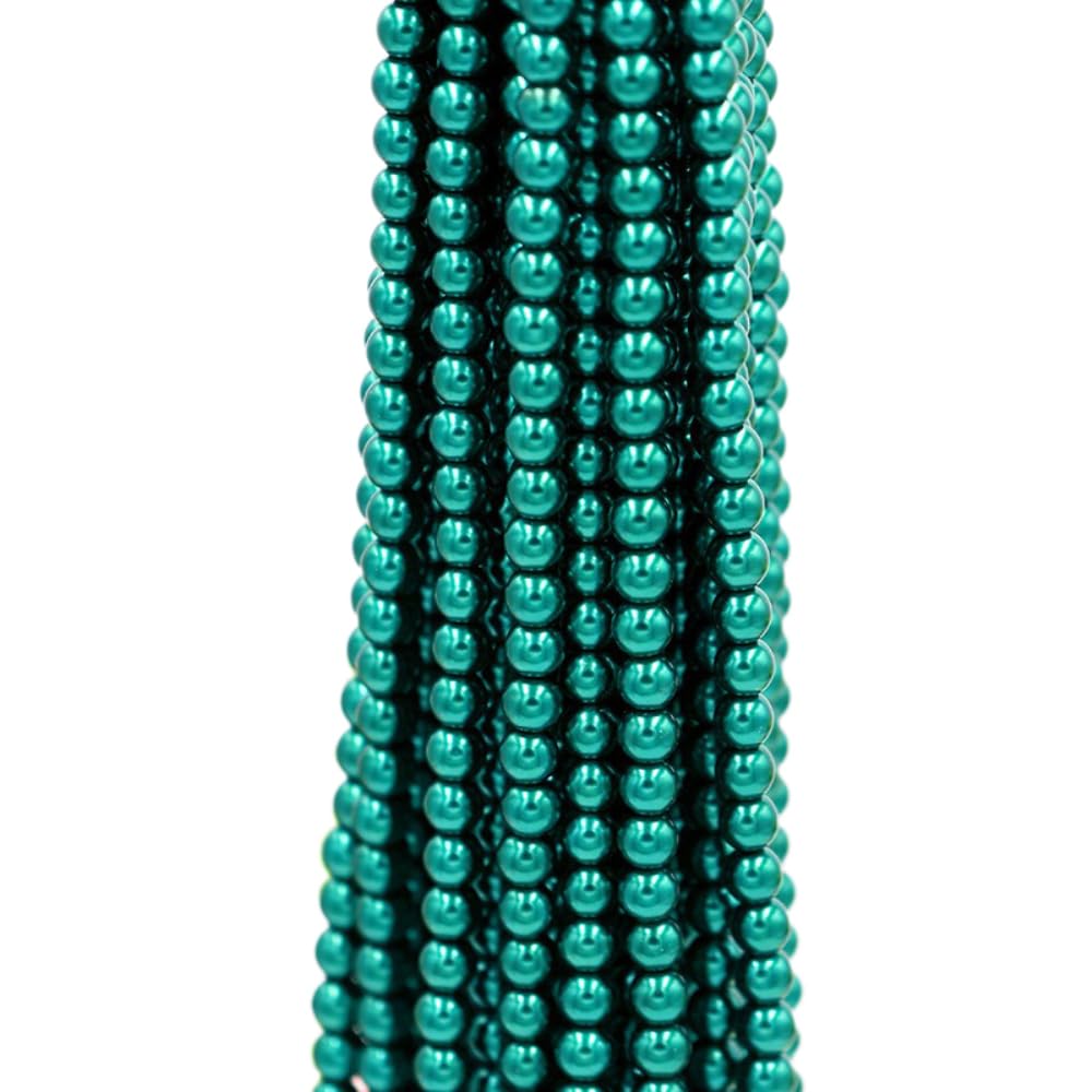 Perles de rocaille en verre 8mm avec trou pour fabrication bijoux loisirs créatifs