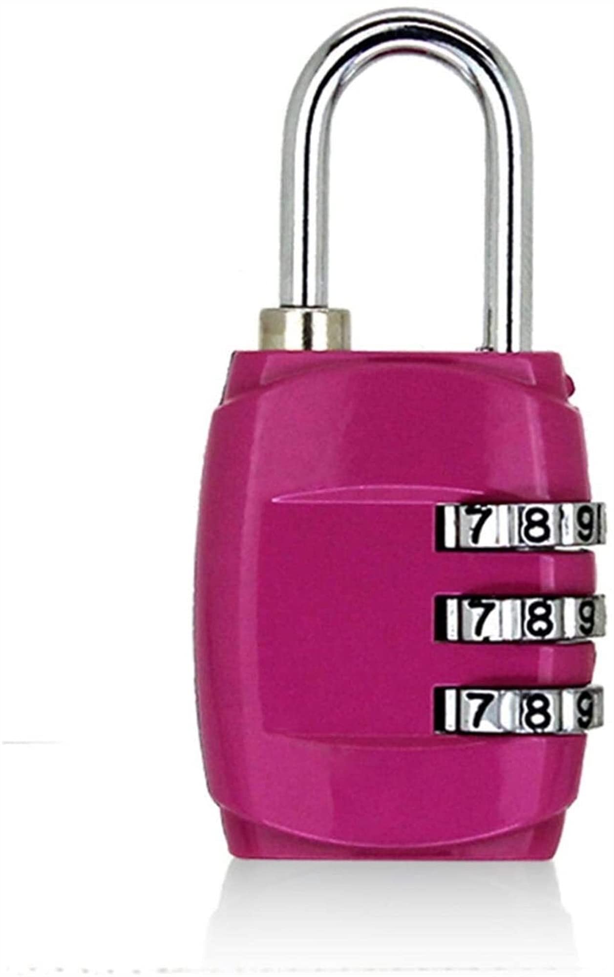 Cgjdfjhe Pink Padlocks With Code， Padlock 3 Digit Coded Gym Lock School Locker For, Garage Combination Padlocks