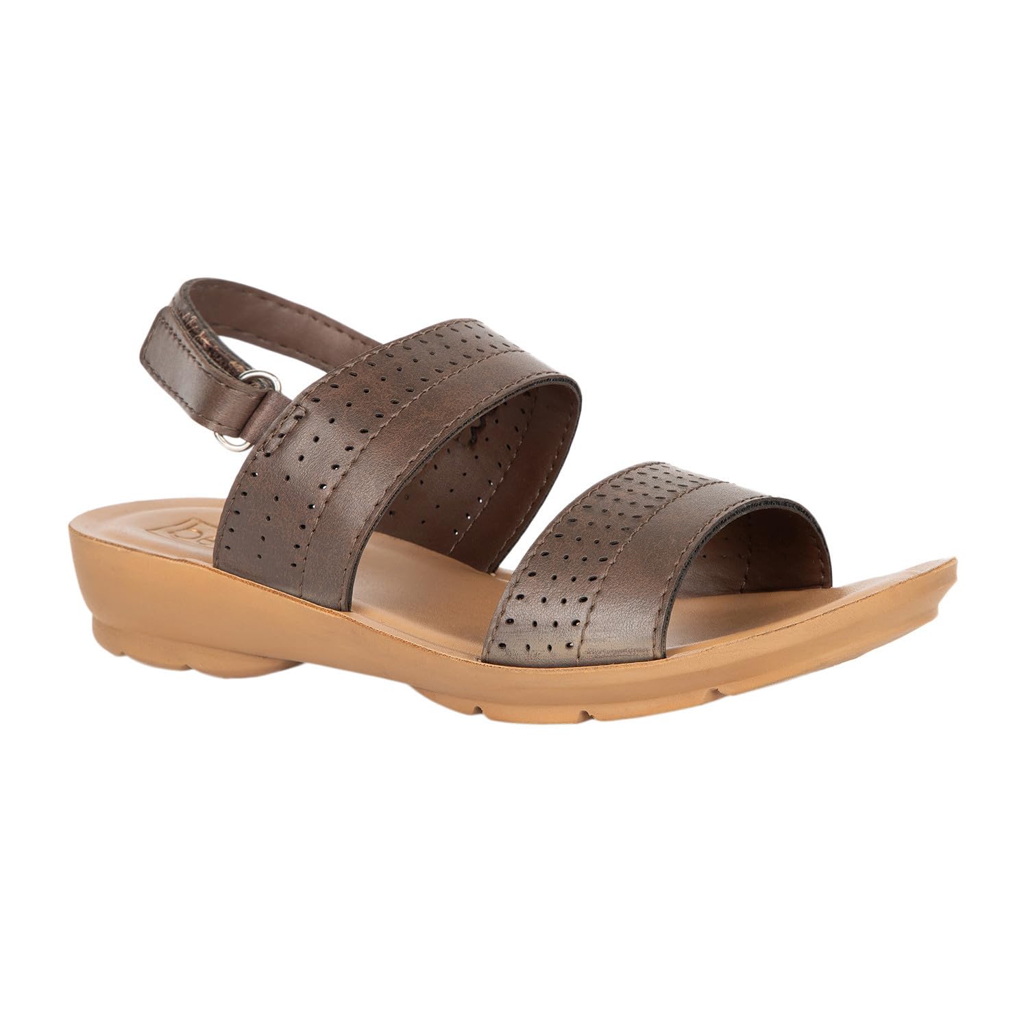 Women Fashion Wedge with Back Strap Black Sandal | Durable | Stylish | Comfortable | Slip Resistant | Lightweight and Breathable-image-45