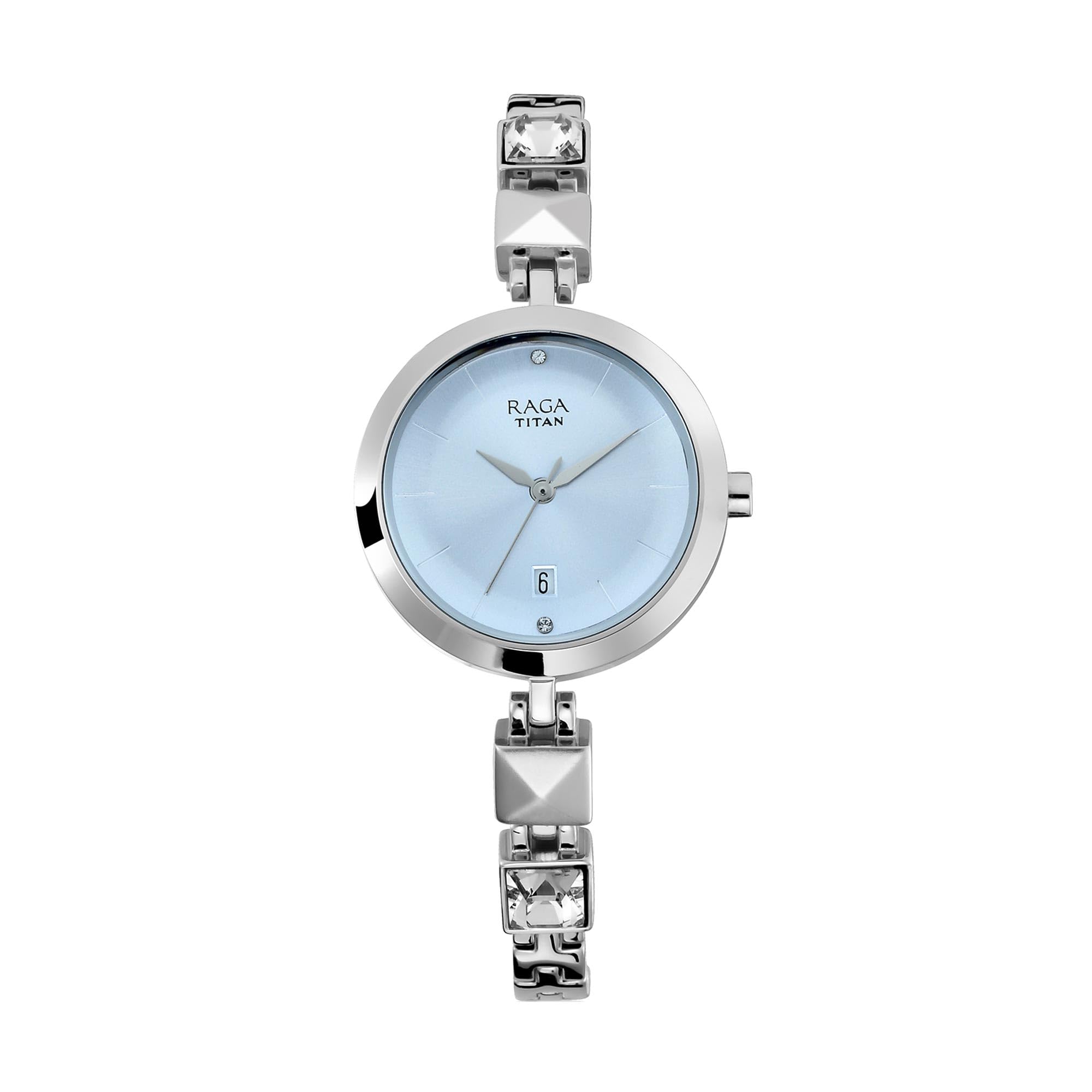 Titan Raga Viva Blue Dial Analog with Date Metal Strap watch for Women-NS2606SM01 (B07D2K1B8J) Amazon Price History, Amazon Price Tracker