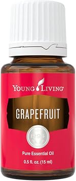 Young Living Grapefruit Essential Oil 15 ml | Uplifting Citrus Aroma for Diffuser, Aromatherapy & DIY Projects | Bright, Refreshing Grapefruit Oil | Vegan, Kosher, Gluten-Free | Photosensitive