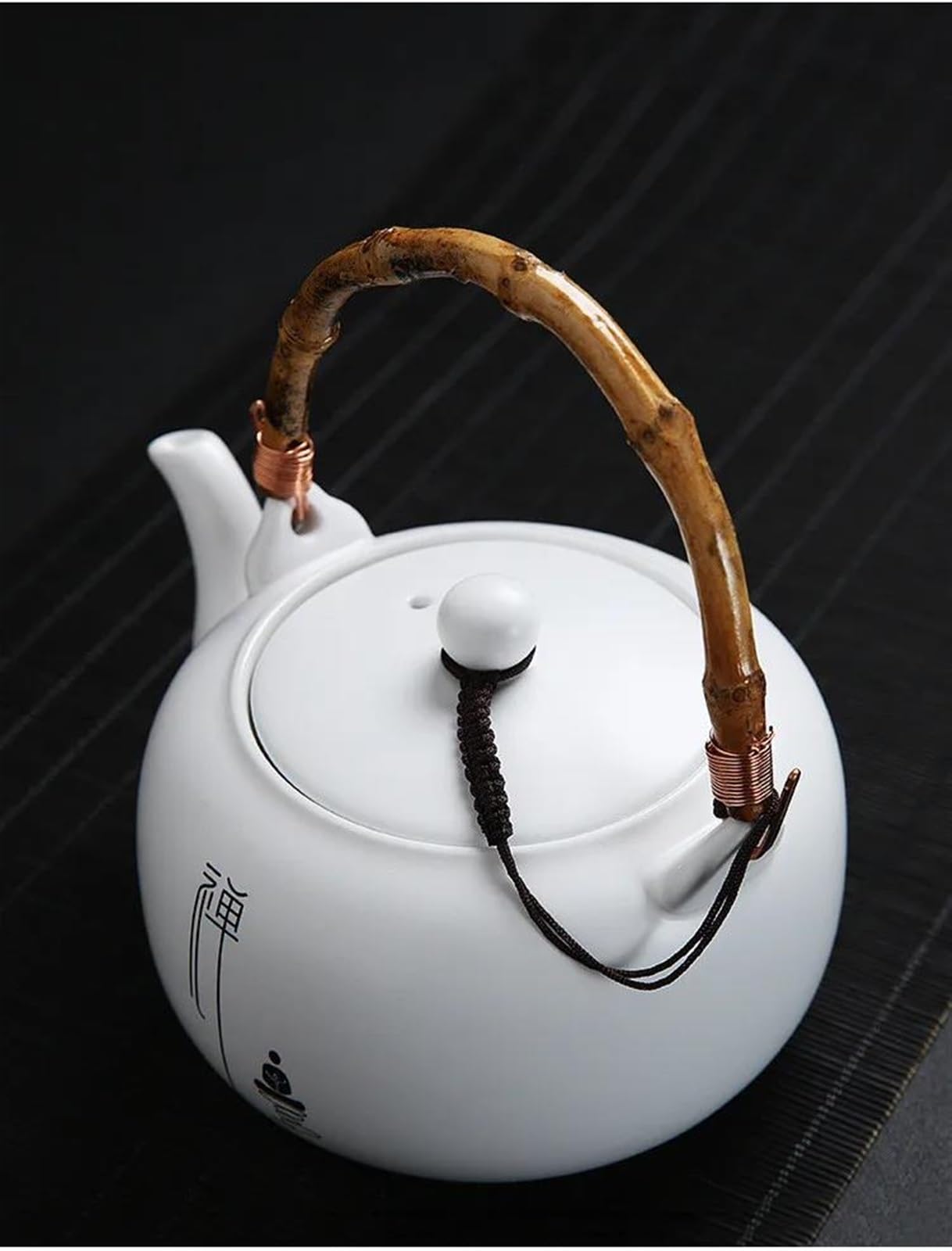 Zestaw do herbaty popołudniowej, zestaw do herbaty Kung Fu, chiński zestaw do herbaty, zestaw do herbaty popołudniowej, zestaw do herbaty domowej Beauty Tea, biały zaparzacz do herbaty z porcelany,