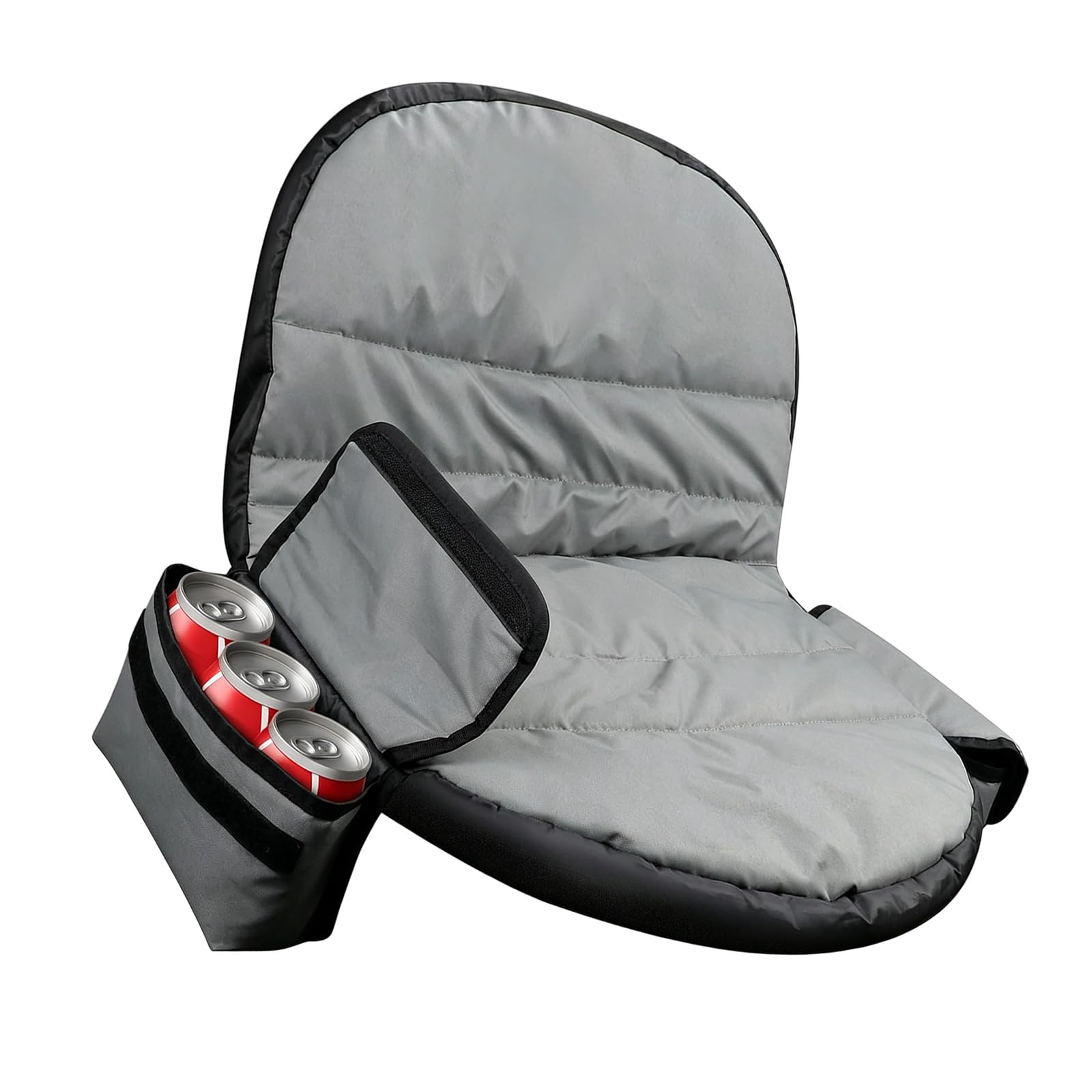 Kaeltsyn Grey Nylon Fabric Riding Lawns Tractors Seat Cover Protects Against Sun Damage And Wear Tractors Seat Cover Waterproof