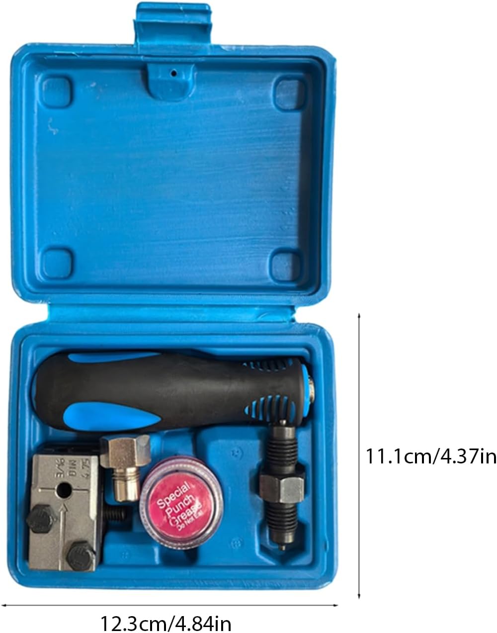 Auto Brake Lines Tool Car Brake Line Flaring Device Double Set 3 / 16in 4.75mm Manual Tubing Automotive Repair Set