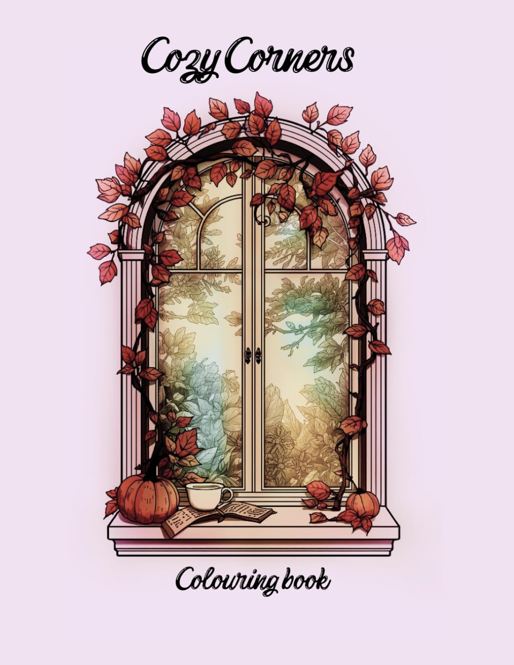 Cozy Corners Coloring Book: Aesthetic Cozy Spaces Filled with Comfort, Calm and Simple Joys, Relaxing, Calm , Comfort and Mindful Coloring