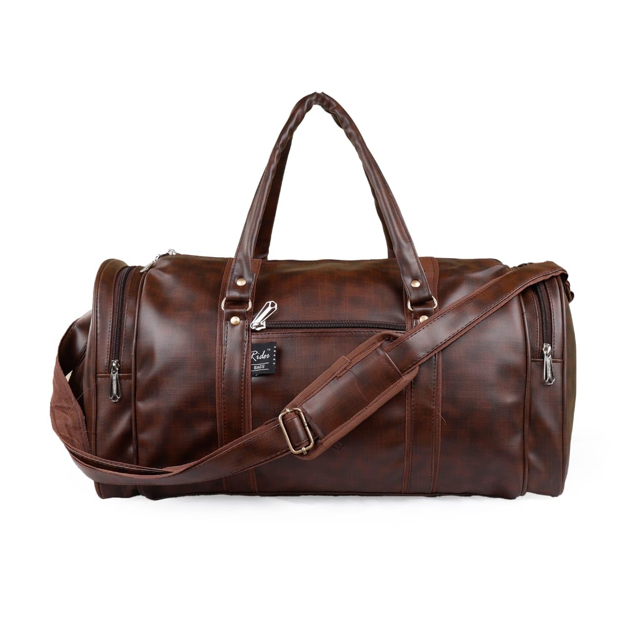 wakins Travel Duffel Bag, 54 L Capacity, Hand Luggage (Brown)-picture-30