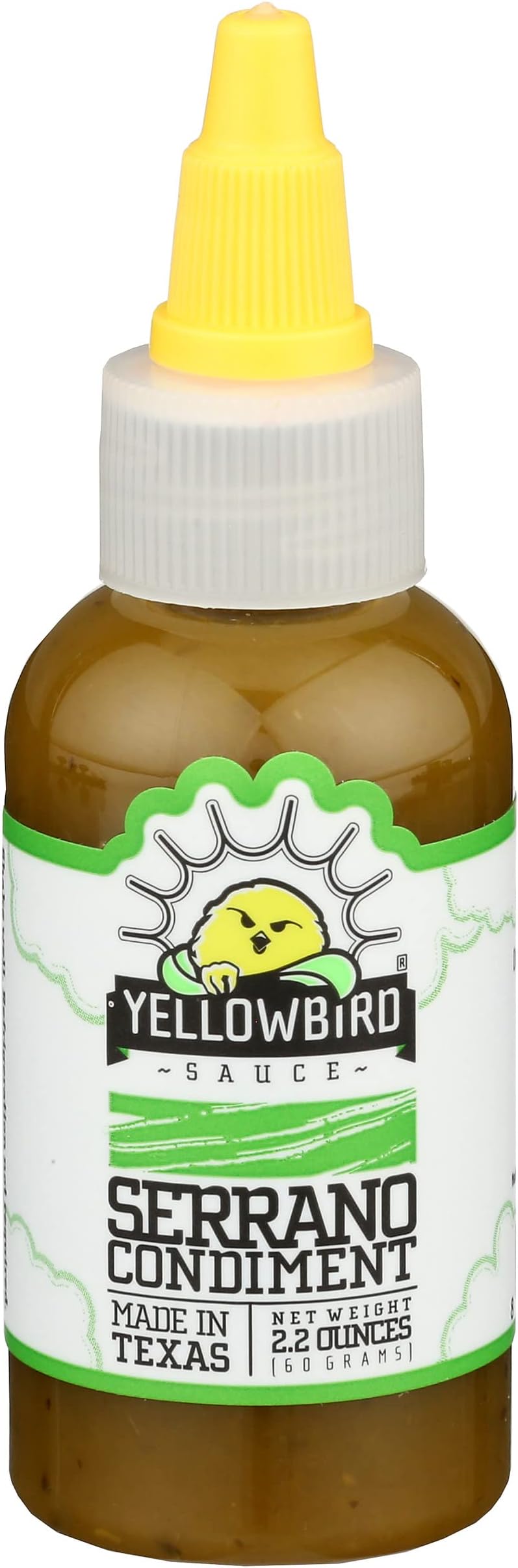 YELLOWBIRD SAUCE Serrano Condiment, 2.2 OZ
