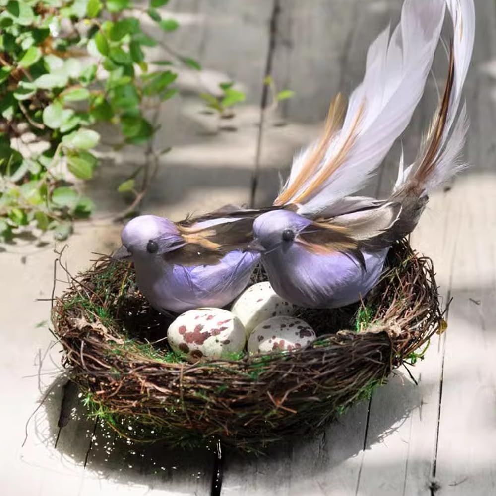 * vintage ornament ❀ * 巣の卵を守る小鳥さん オーナメント vintage ornament ❀ * 巣の卵を守る小鳥さん オーナメント