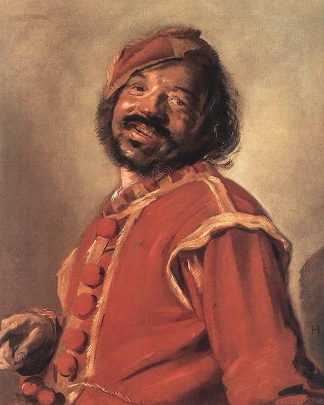 Peinture Frans Hals mulâtre affiche d'art mural 60x90cm