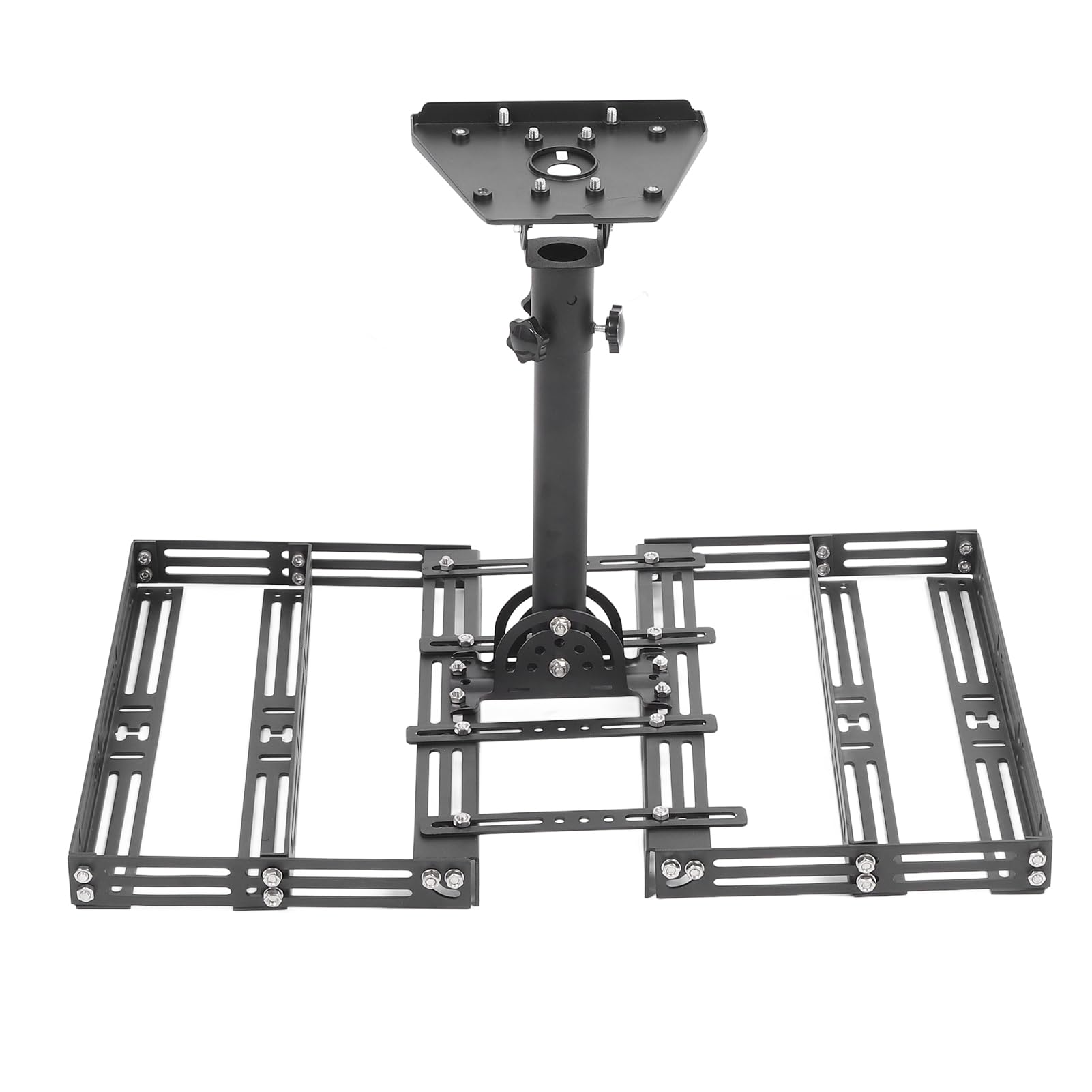 Kit di montaggio per colmo del tetto Angolo regolabile Installazione senza trapano Costruzione PC in acciaio legato di alta qualità per il di montaggio di pannelli solari di