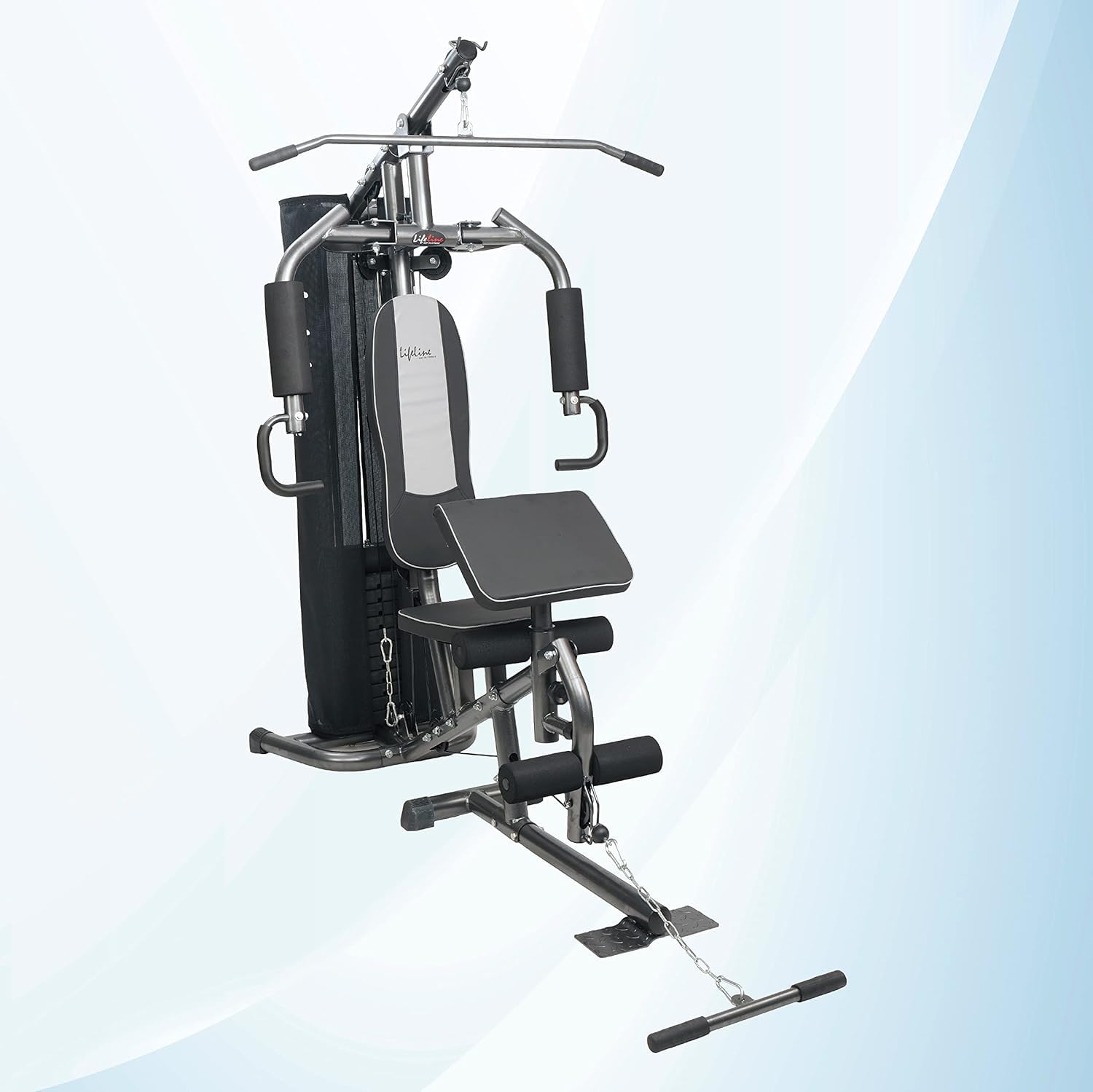 Lifeline Home Gym Combo; HG-005 Home Gym with LB-301 AB Care Bench for Full Body Exercise, Free Installation Assistance-image-16
