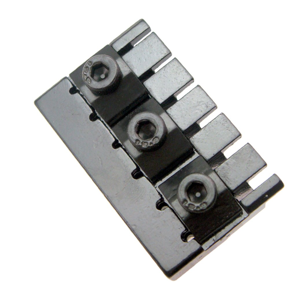 1 set 6 corde sella Headless chitarra ponte cordiera per chitarra elettrica