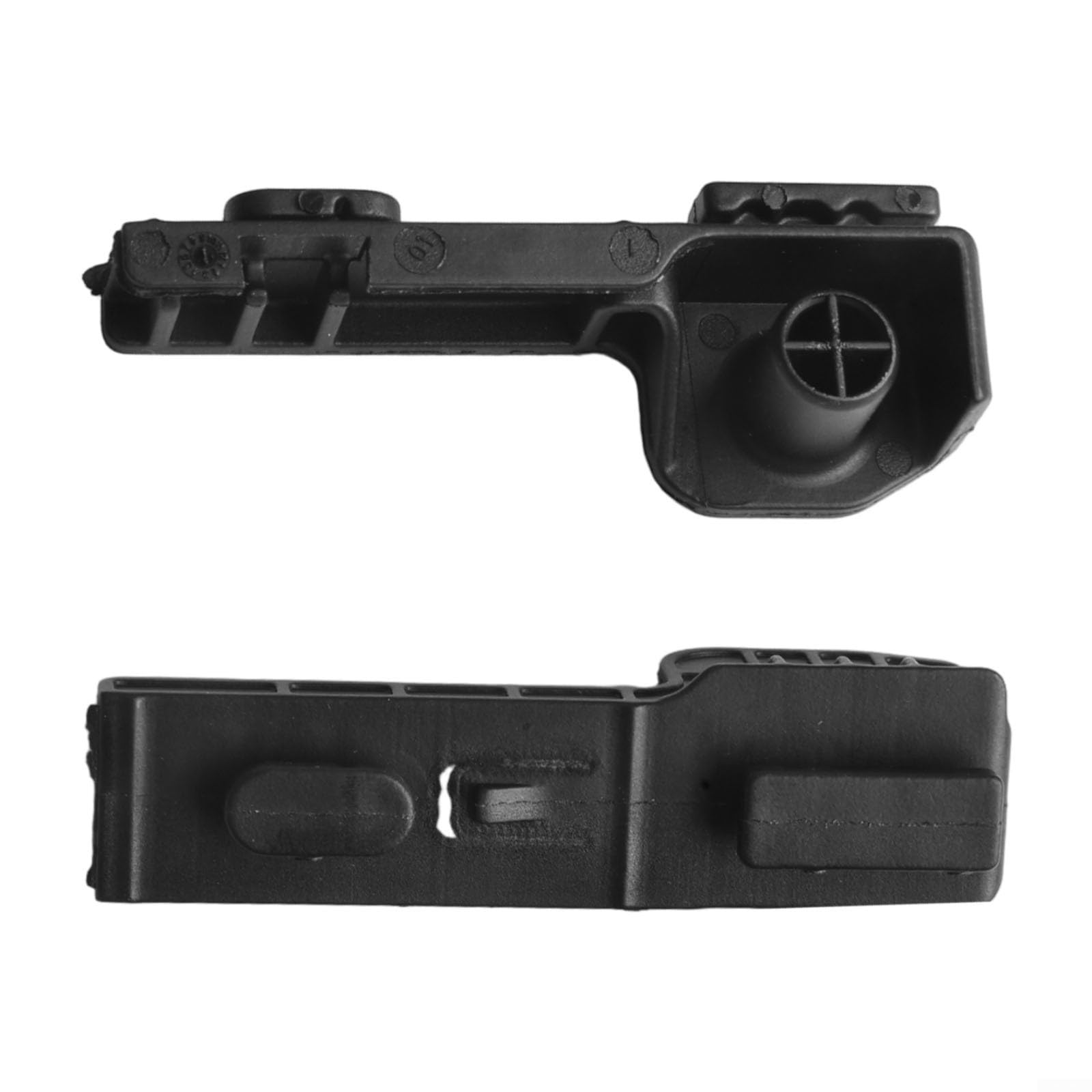 Lot de 2 déflecteurs d'air de toit pour Land Rover Defender L663 en plastique - Pièce de rechange Lr137034 - Accessoire de voiture extérieur