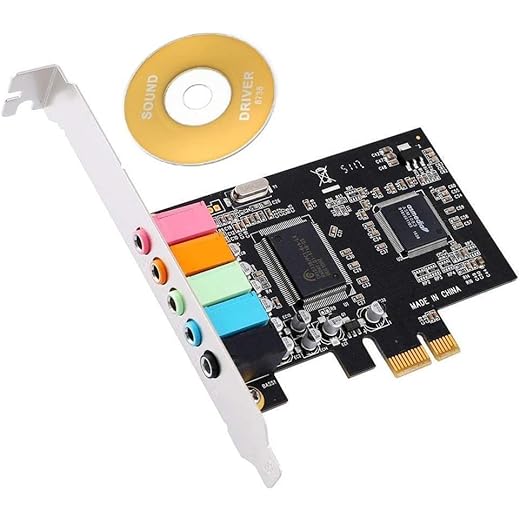 PCI-E 5.1 Channel 3D Audio Sound Card