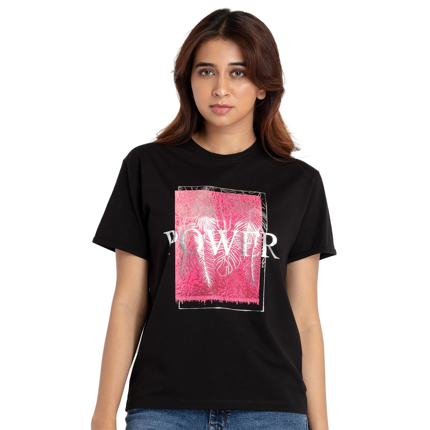 Status Quo Womens Printed Round Neck T-Shirt