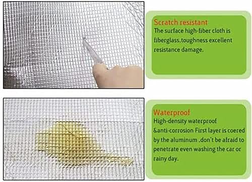 Miniatura 4 de Protector térmico de aislamiento térmico de sonido, adhesivo reflectante para automóvil, camión, camioneta, SUV, vehículo RV, amortiguador de