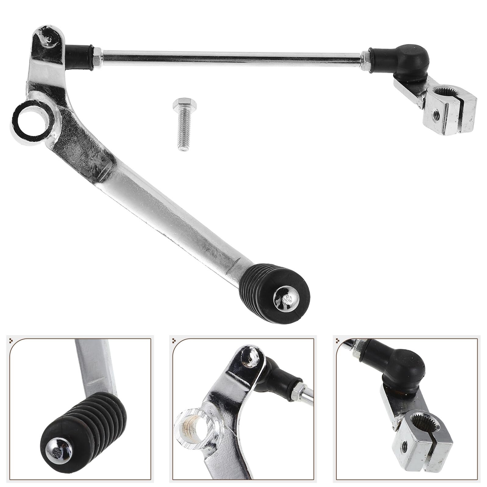 Motorrad Schalthebel aus Edelstahl Multifunktional Kompatibel mit Honda Motorrädern Robuster Ersatz für Sanftes Schalten und Präzise Gangwechsel