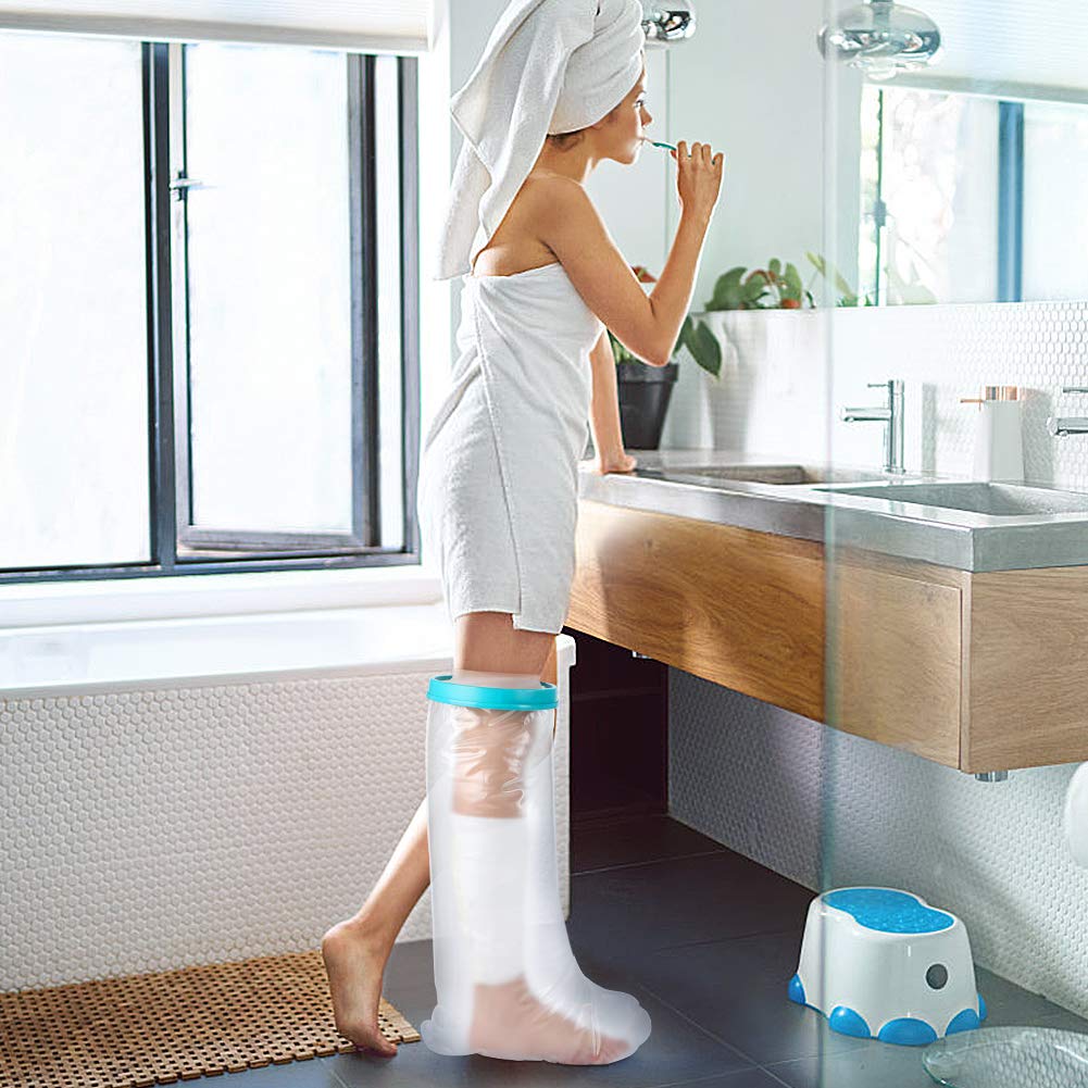 Chali Waterproof Full Leg Cast Cover For Adults - Reusable Knee Cast Protector For Showering And Wounds | Buy Now With Express International Delivery