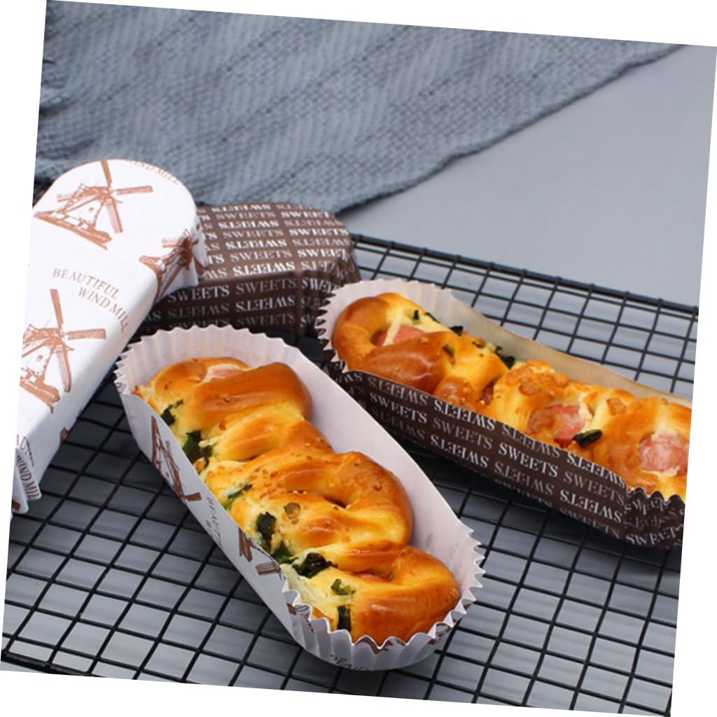 LIFKOME 600piezas Taza De Pastel Forma De Barco Bandejas Ovaladas De Papel Para Pasteles Moldes Para Muffins Pequeños Para Fiestas Infantiles