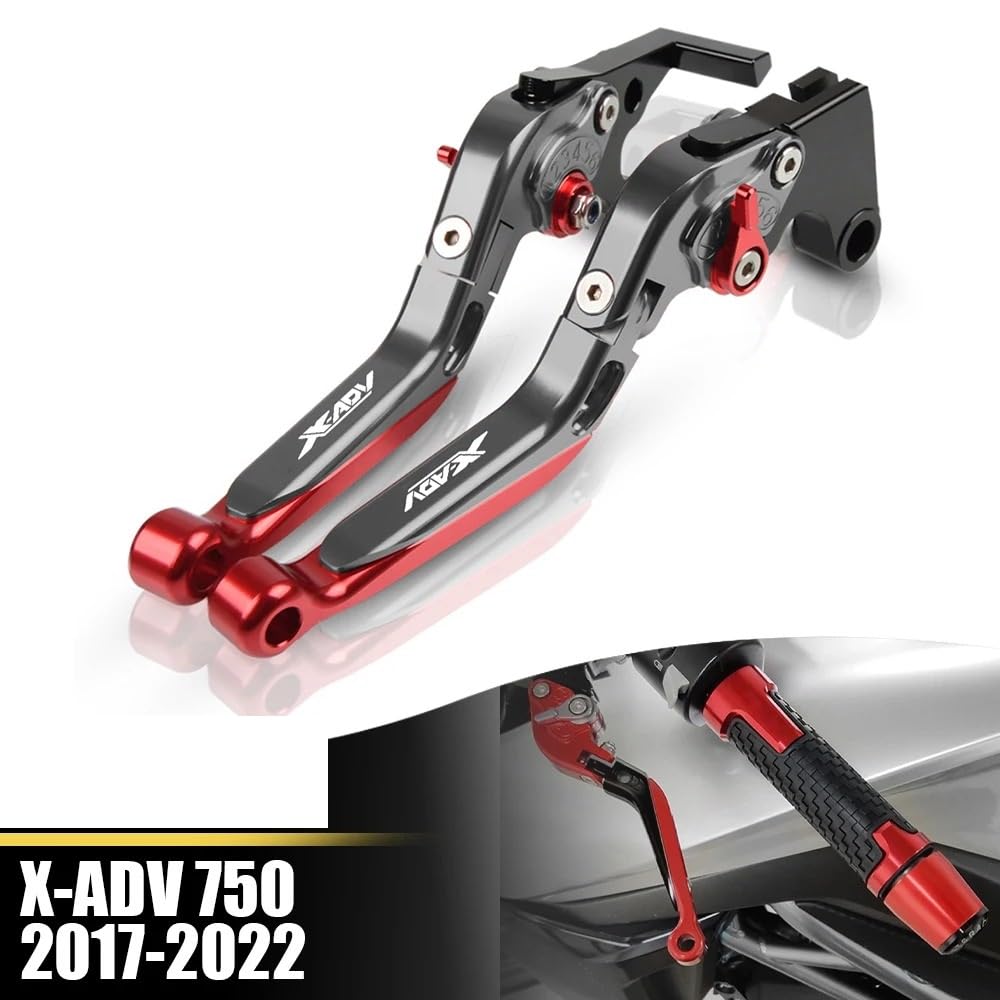 Per X-ADV XADV 750 2017 2018 2019 CNC Moto Leva Frizione Leva Freno Set Maniglia Pieghevole Regolabile Nero