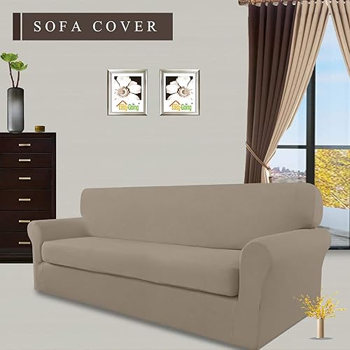 Miniatura 2 de Easy-Going - Fundas elásticas de microfibra para sofá, 2 piezas