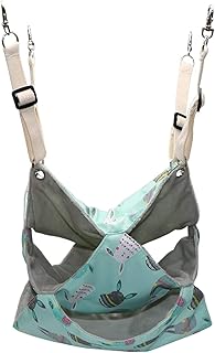 Warm Bird Nest House Three Layers Hammock Toy for Parrot African Greys Cockatoo Eclectus Amazon Parakeet Cockatiel Conure Budgie Lovebirds Canary Finch Cage Perch (S)